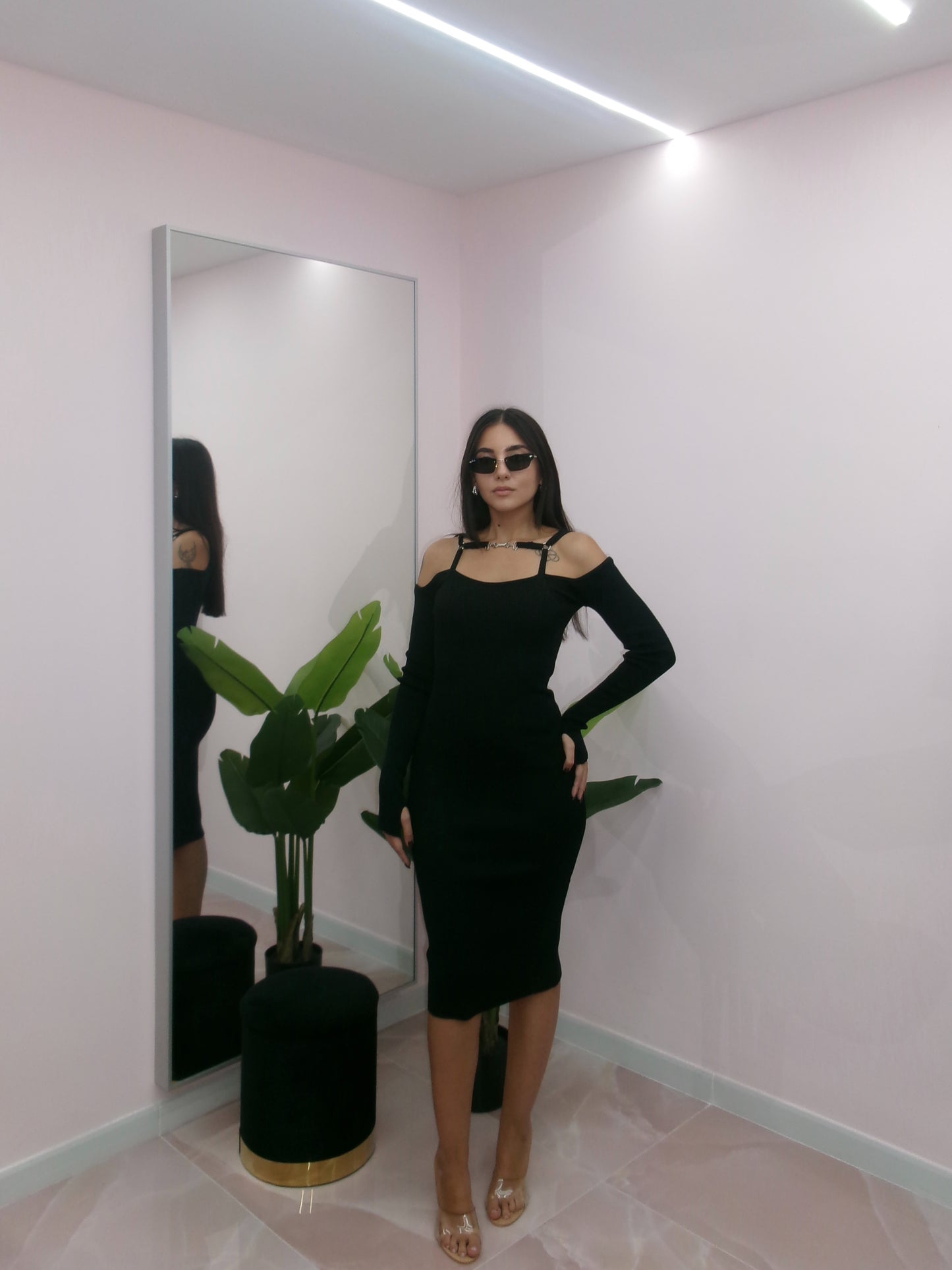 DRESS LAIA NERO
