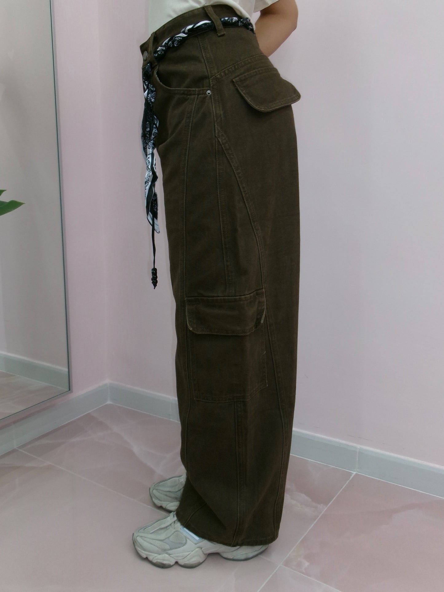 DENIM BALLOON CIOCCOLATO