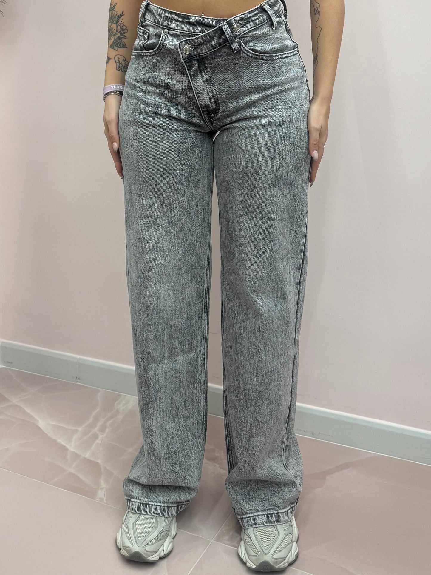 DENIM GREY ASIMMETRICO