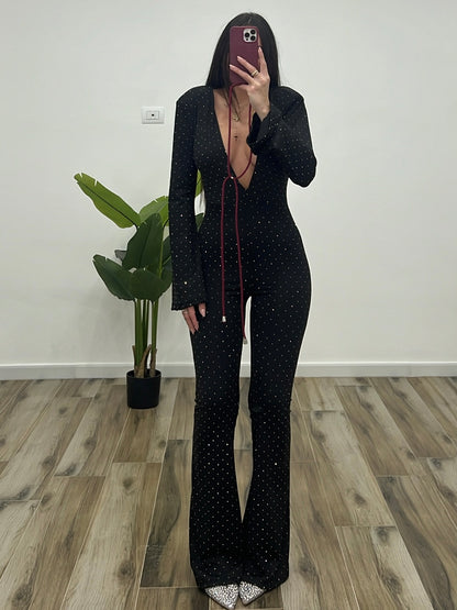 Jumpsuit strass