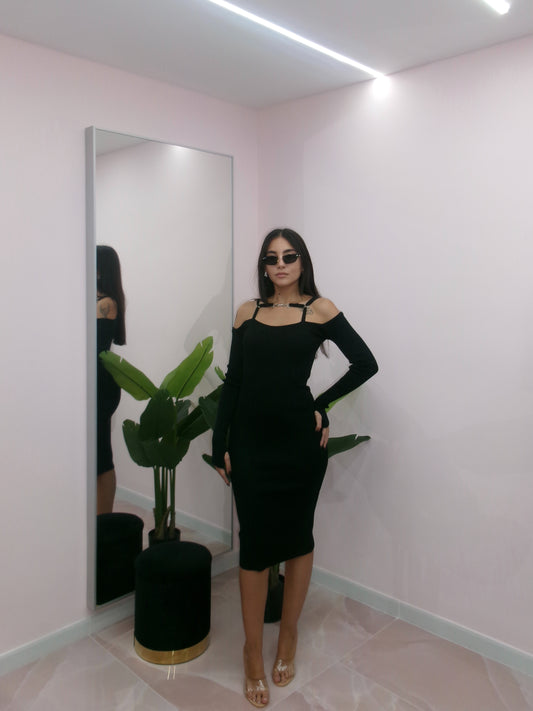 DRESS LAIA NERO
