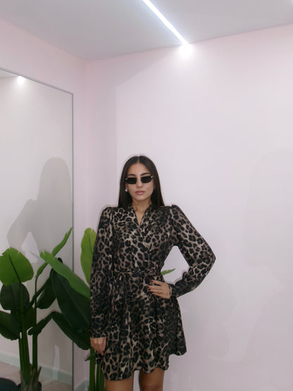 DRESS PORTAFOGLIO ANIMALIER