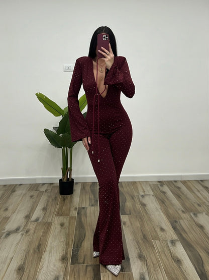 Jumpsuit strass