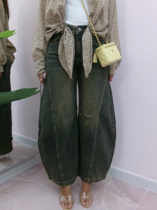 DENIM BALLOON SABBIA
