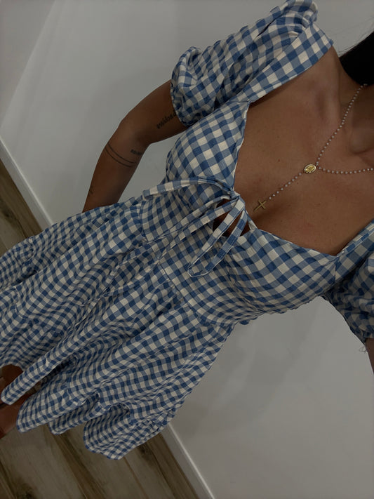 MINI DRESS DOLLY AZZURRO