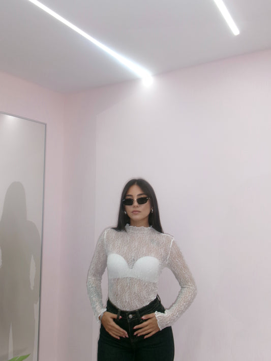 MAGLIA LOREN BIANCO