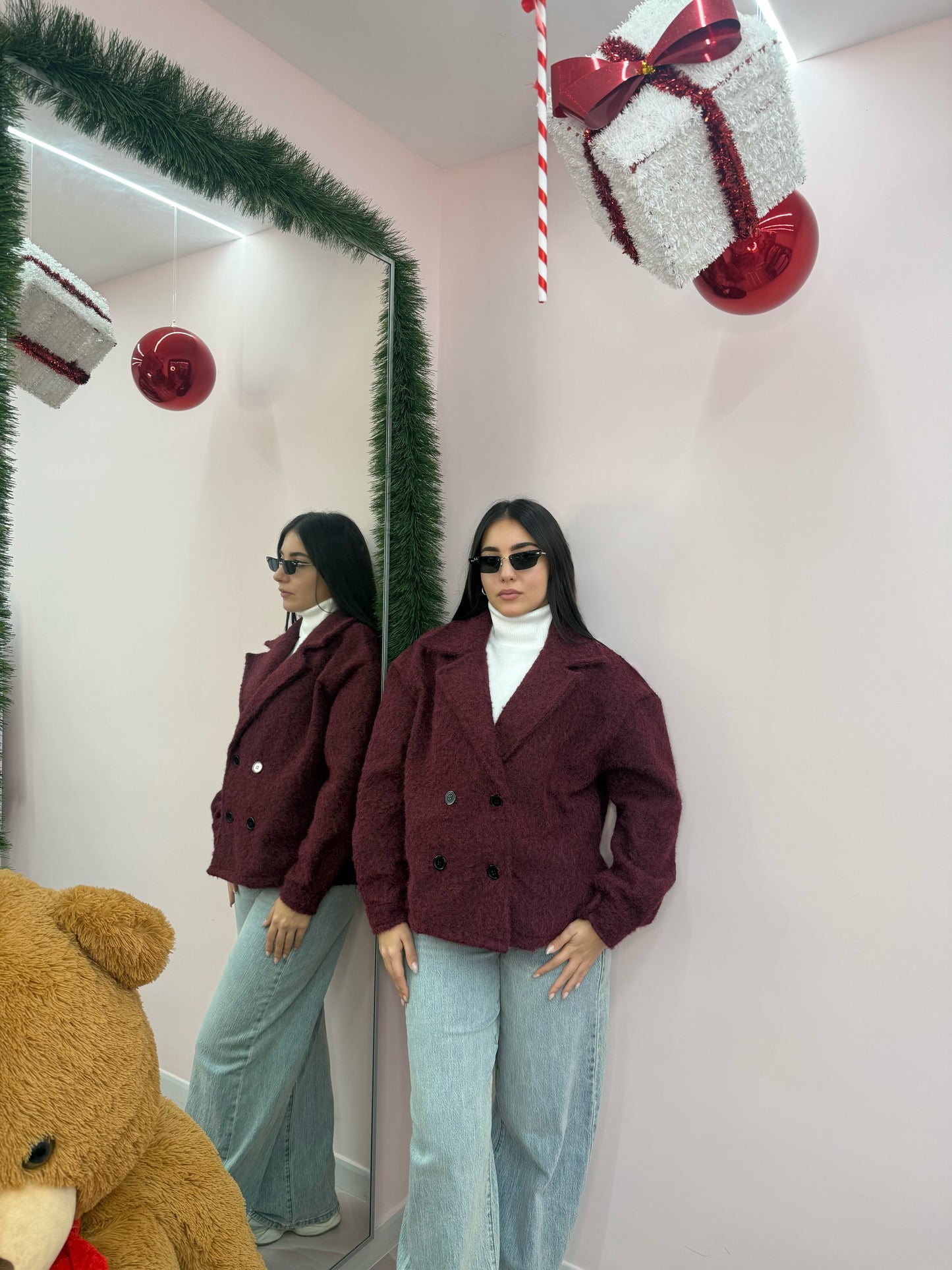 MINI CAPPOTTINO BOUCLÉ